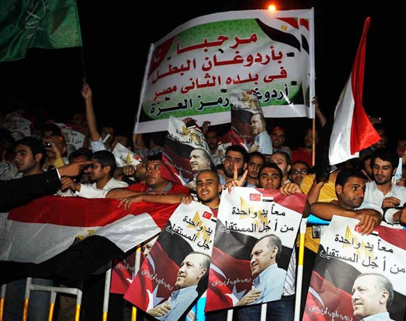 Erdoğan'a Mısır'da coşkulu karşılama - Resim: 1