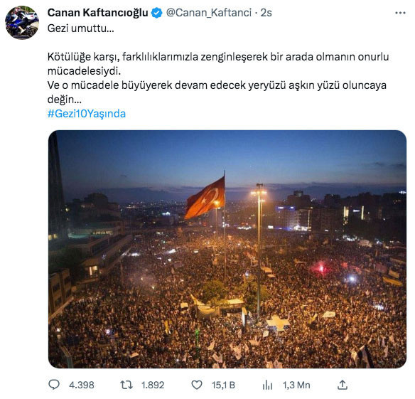 Canan Kaftancıoğlu'ndan Gezi mesajı: Mücadele büyüyerek devam edecek - Resim: 0