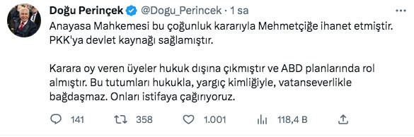 Doğu Perinçek'ten HDP kararıyla ilgili AYM üyelerine sert tepki ABD planlarında rol aldılar - Resim: 0