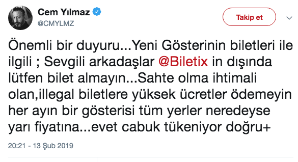 Gösteri biletleri rekor fiyata satılan Cem Yılmaz isyan etti - Resim: 3