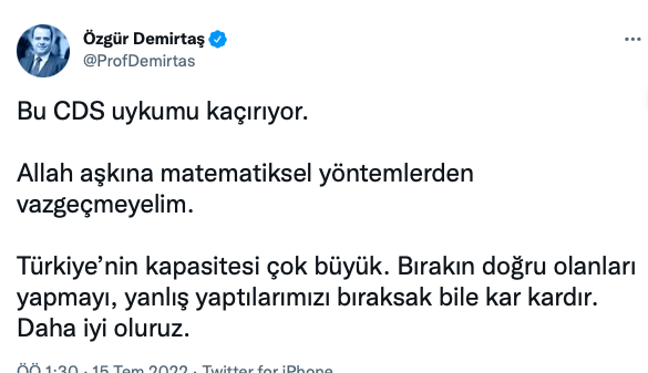 Özgür Demirtaş: Bu CDS uykumu kaçırıyor - Resim: 0