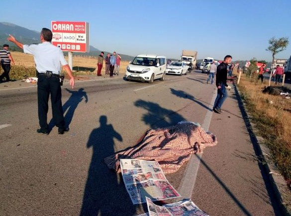 Bursa'dan korkunç görüntüler feci kazada onlarca ölü var - Resim: 2