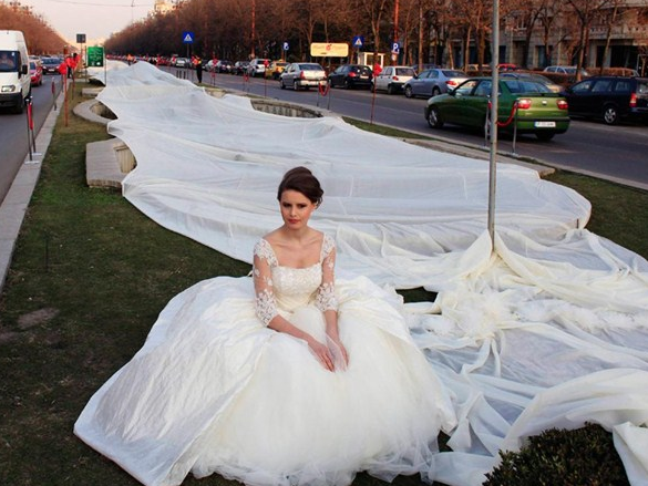 Gelin böyle rekor kırdı! - Resim: 3