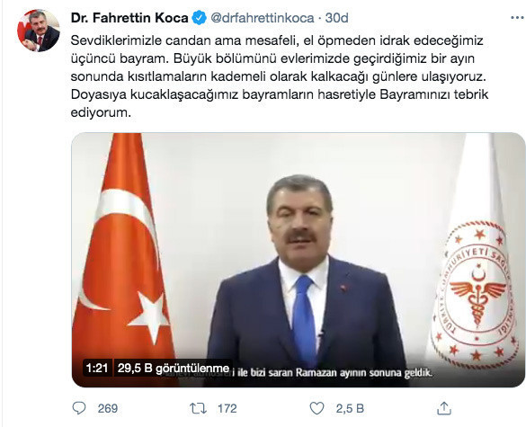 Sağlık Bakanı Fahrettin Koca: Kısıtlamaların kademeli olarak kalkacağı günlere ulaşıyoruz - Resim: 0