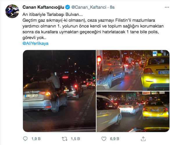 Canan Kaftancıoğlu'ndan Filistin protestolarındaki kalabalıkları uyarmayan polise tepki - Resim: 0