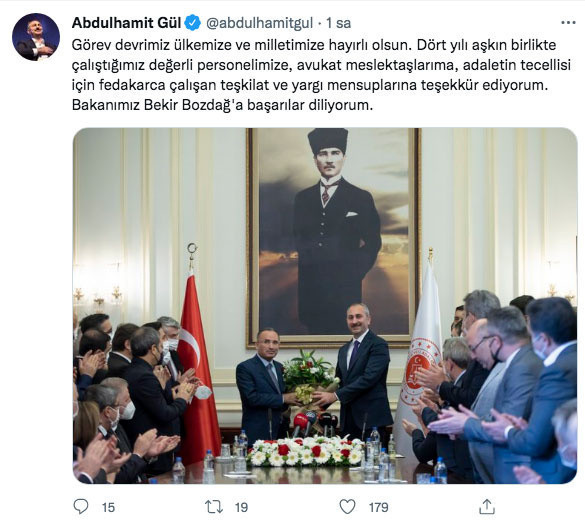 Adalet Bakanlığı'nda devir teslim töreni düzenlendi - Resim: 1