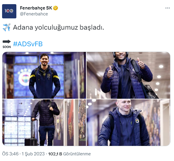 Fenerbahçe Adana'ya uçtu; Kamp kadrosu belli oldu - Resim: 1