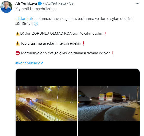 İstanbul'a kuvvetli kar sağanağı geliyor! Meteoroloji 'sarı alarm' verip uyardı - Resim: 0