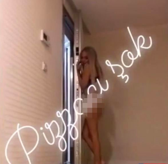 Pizzacıya kapıyı çırılçıplak açtı o anları yayınladı! Kimdir bu Merve Sanay? - Resim: 2