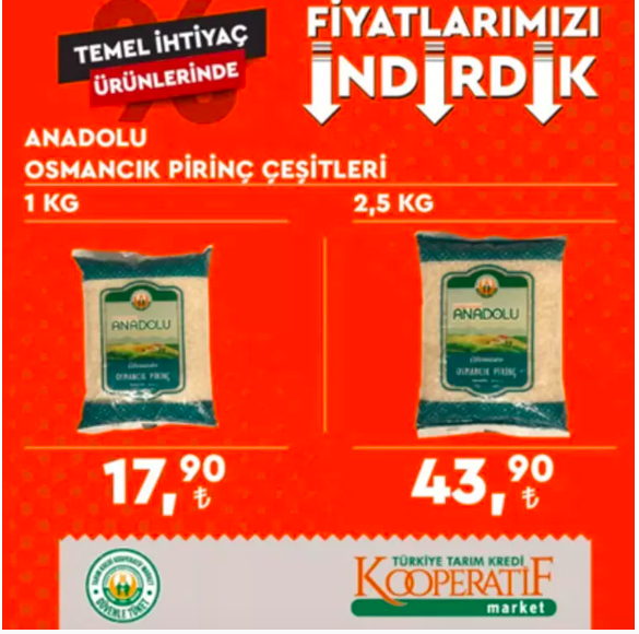 Tarım Kredi Marketleri rekabeti kızıştırdı! Fiyat listesi yayınladı, bakın çay, yağ, yumurta kaç para? - Resim: 4