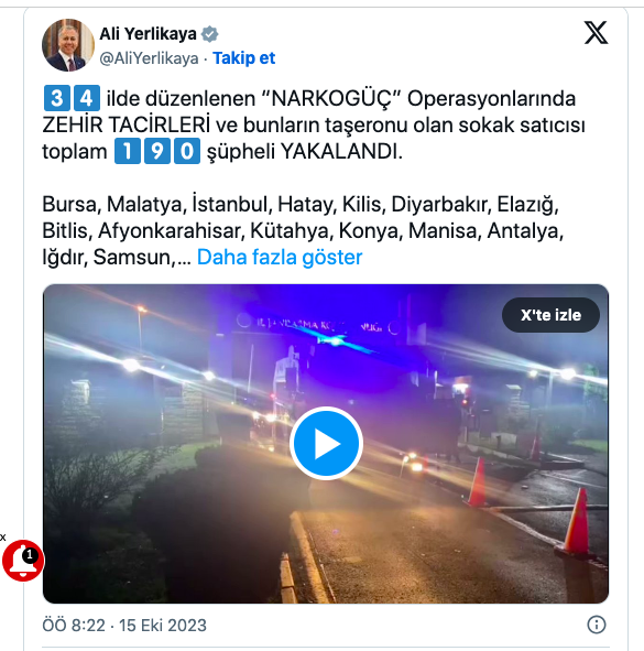 34 ilde düğmeye basıldı, narkotik operasyonu: 190 kişi gözaltında - Resim: 0