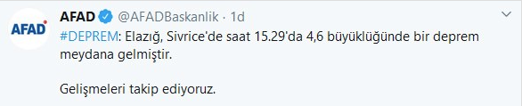 Son dakika Elazığ Sivrice'de yeni bir deprem! AFAD şiddetini açıkladı - Resim: 0