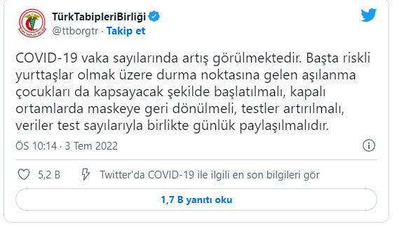 Vakalar artıyor! TTB'den dikkat çeken koronavirüs uyarısı - Resim: 0