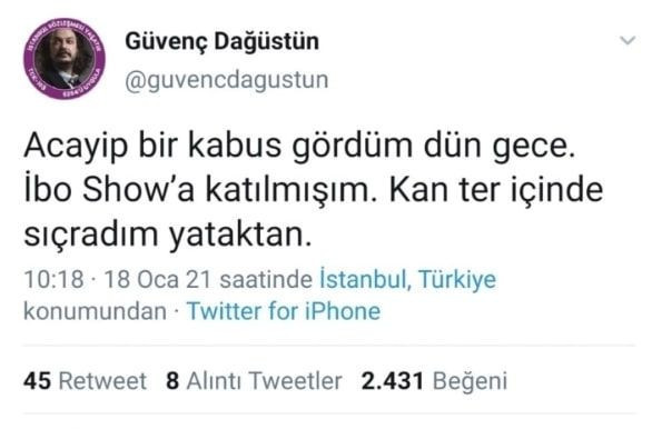 EDHO'nun Hızır'ı Oktay Kaynarca Güvenç Dağüstün'ün İbo Show eleştirilerine kızdı - Resim: 3