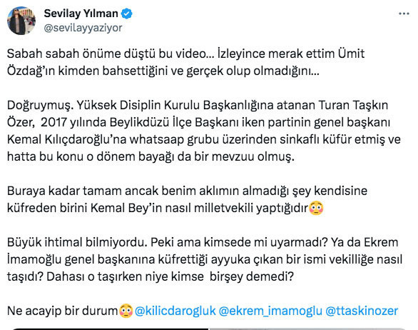 Kılıçdaroğlu'na küfreden CHP'li ilçe başkanı önce milletvekili şimdi de YDK başkanı oldu - Resim: 0