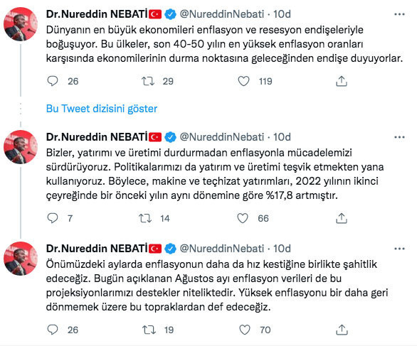 Nureddin Nebati'den ağustos ayı enflasyon açıklaması: Bu topraklardan def edeceğiz - Resim: 0