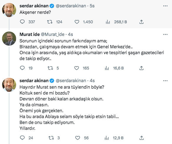 Serdar Akinan 'Akşener nerde' diye sordu danışmanı Murat İde laf sokunca ikili fena kapıştı - Resim: 0