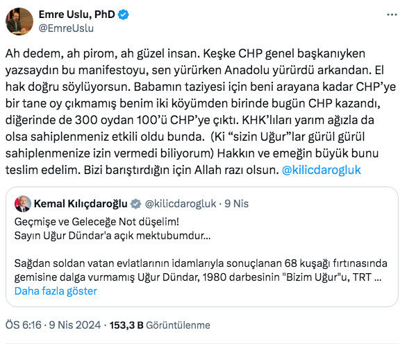 FETÖ firarisi Emre Uslu paylaştı Kılıçdaroğlu'nun taziyesi ortaya çıktı - Resim: 0