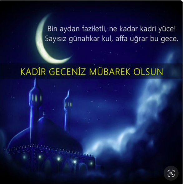 Kadir gecesi mesajları resimli Kadir gecesi sözleri-2019 yeni - Resim: 4