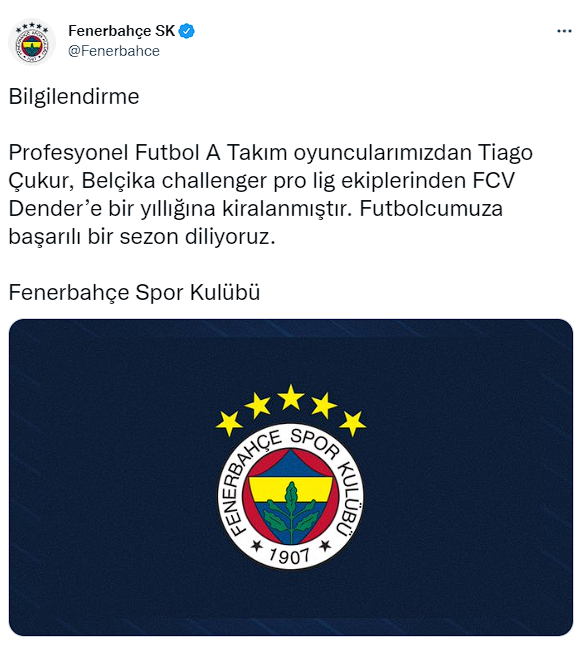 Fenerbahçe ayrılığı resmen duyurdu! Sezon başında transfer edilmişti - Resim: 1