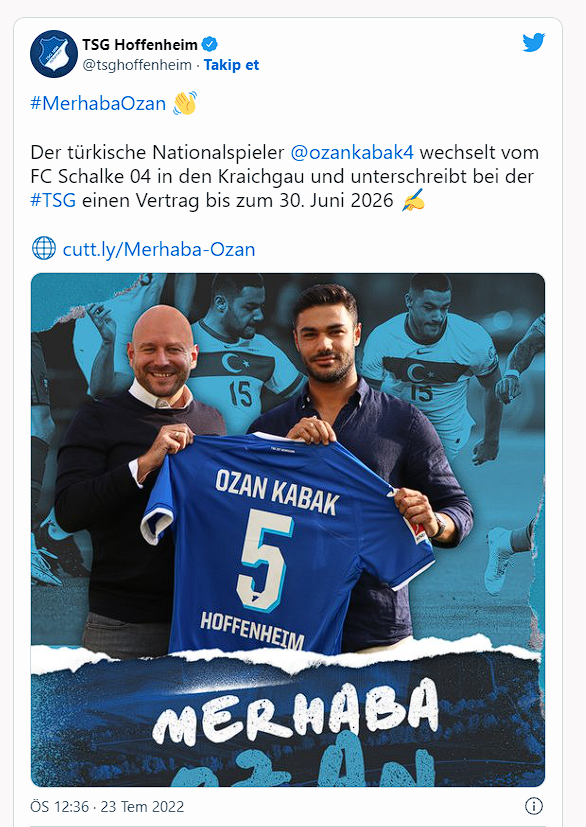 Ozan Kabak, Hoffeinheim ile 4 yıllık sözleşme imzaladı - Resim: 0