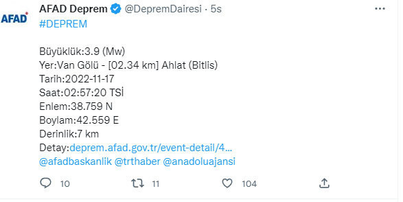 Deprem oldu! Çok fena sallandı AFAD şiddetini açıkladı - Resim: 0