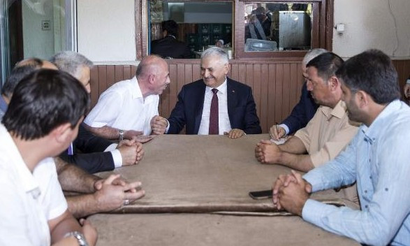 Başbakan Yıldırım'dan sürpriz ziyaret - Resim: 1