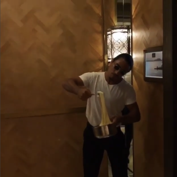 Nusret durmuyor ikinci kata çıkıp bakın ne yaptı - Resim: 1