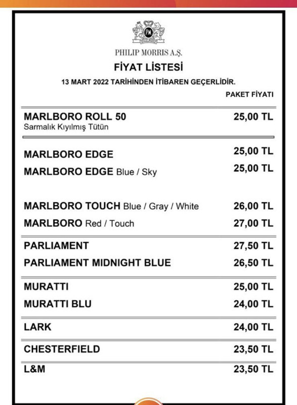 Marlboro Touch fiyatı 2022 zamlı yeni fiyat listesi kaç para oldu? - Resim: 0