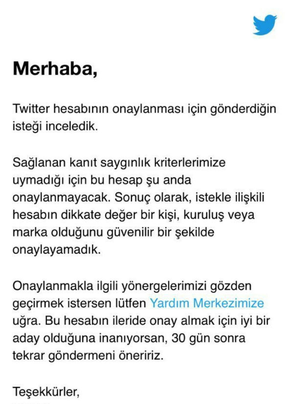 Turgay Güler'e mavi tık için başvurduğu Twitter'dan şoke eden cevap - Resim: 0