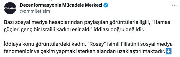 'Hamas güçleri genç İsrailli kadını esir aldı' iddiasının aslı ortaya çıktı - Resim: 0
