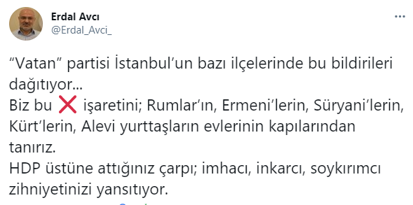Vatan Partisi'nin 'HDP kapatılsın' kampanyasına sert tepki - Resim: 0