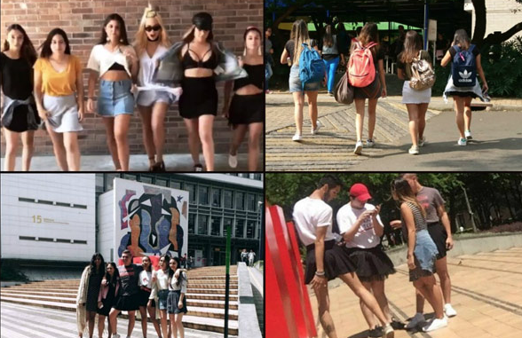 Üniversitede mini etek depremi! - Resim: 3