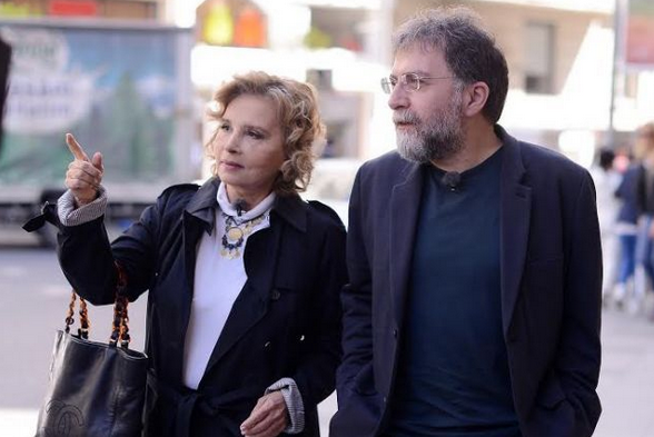 Ahmet Hakan ve Nazlı Ilıcak Nişantaşı sokaklarında - Resim: 4