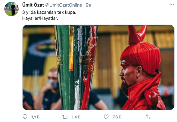 Ümit Özat'tan olay Fenerbahçe paylaşımı! Ali Koç'u topa tuttu - Resim: 0