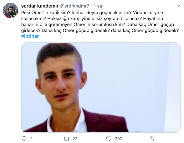 Ömer Ateş AYT sınavına alınmadığı için intihar etti iddiası kıyameti kopardı - Resim: 2