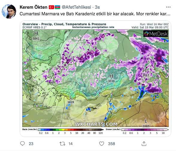 İstanbul'da 1836'den beri en soğuk karlı gün yaşanacak meteoroloji uzmanı uyardı - Resim: 1