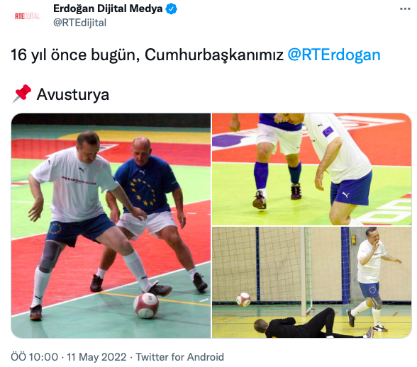 Cumhurbaşkanı Erdoğan'ın 16 yıl önceki görüntüleri paylaşıldı AB'ye 2 gol atmıştı - Resim: 4
