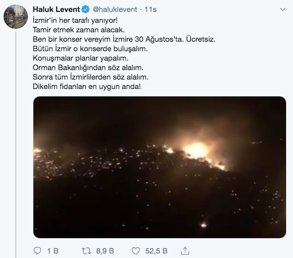 Haluk Levent'in ağaç kampanyasına Tunç Soyer ve Halil Sezai destek verdi - Resim: 1