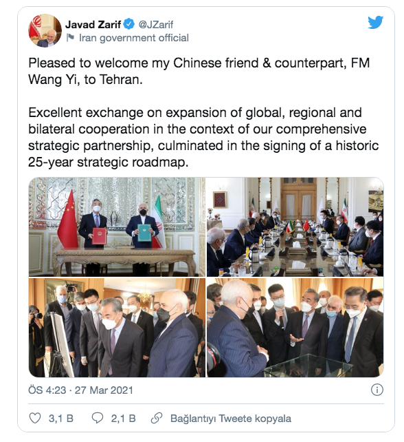 İran ve Çin'den 25 yıllık iş birliği anlaşması! 'Kuşak ve Yol' projesi - Resim: 0