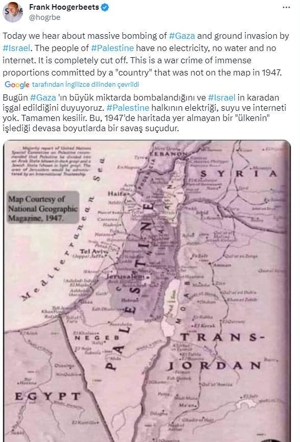 İsrail-Filistin çatışması: Deprem kahini Frank Hoogerbeets de tarafını seçti - Resim: 0