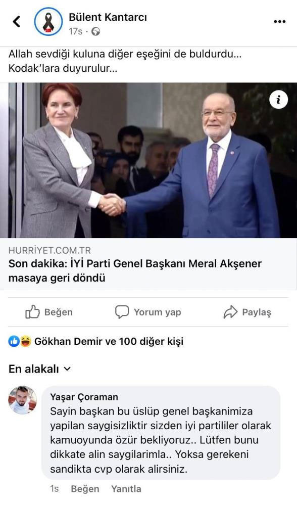 CHP'li belediye başkanının Meral Akşener için yaptığı benzetmeye İYİ Partililer tepki gösterdi - Resim: 0