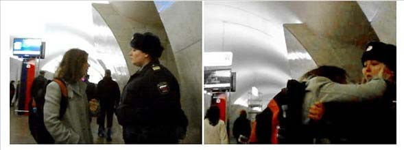 Kadın polislerle zorla öpüştüler! - Resim: 3