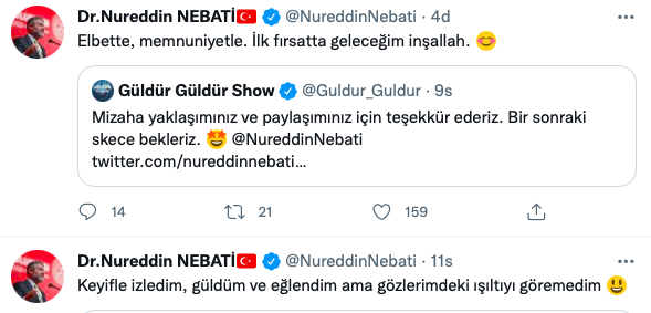 Bakan Nureddin Nebati Güldür Güldür'e katılıyor! Davete bomba cevap - Resim: 0