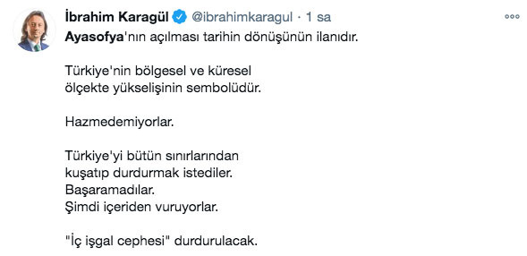 Sözcü gazetesi Ayasofya'nın açılışını 2020'nin felaketleri arasında gösterdi Twitter yıkıldı - Resim: 8