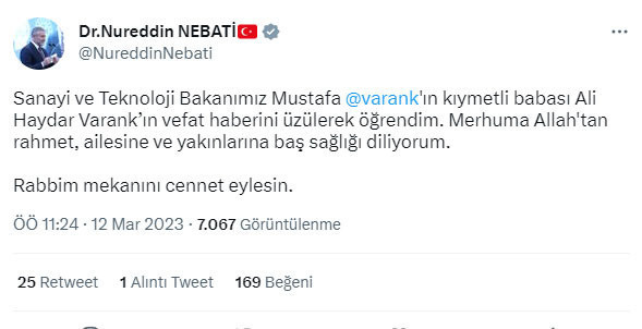 Sanayi ve Teknoloji Bakanı Mustafa Varank'ın acı günü - Resim: 0