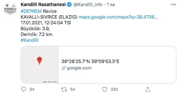 Son dakika Elazığ'da korkutan deprem! AFAD Kandilli son depremler listesi... - Resim: 0