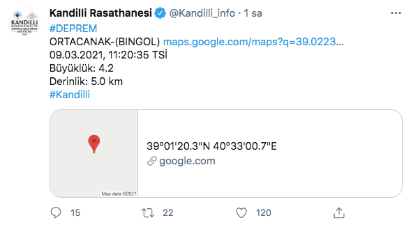 Bingöl'de deprem oldu! AFAD'dan son dakika deprem açıklaması geldi - Resim: 1