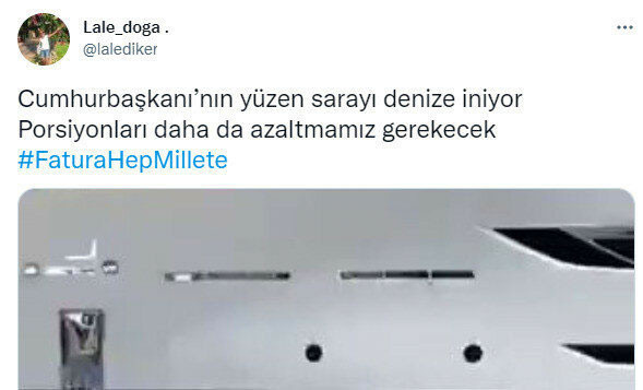 'Afetler için toplanan bağışlarla Cumhurbaşkanı Erdoğan’a lüks yat yapılıyor' yalanı - Resim: 1