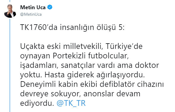 Metin Uca'nın THY paylaşımı tartışma yarattı - Resim: 3